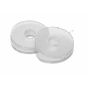 Nylon ANSI Flat Washer #10 Wide .203" ID x .734" OD x .062" Thick