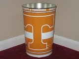 TENNESSEE VOLUNTEERS 15 Tall Tapered WASTEBASKET / GARBAGE CAN with Team Logo