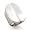 White Metal Rhodium Ring - Size: 6-10, 6