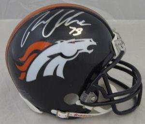 Ryan Clady Autographed Denver Broncos Mini Helmet - Autographed College Mini Helmets