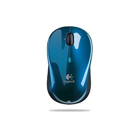 Logitech V470 Wireless Bluetooth Laser Laptop Mouse (Blue)