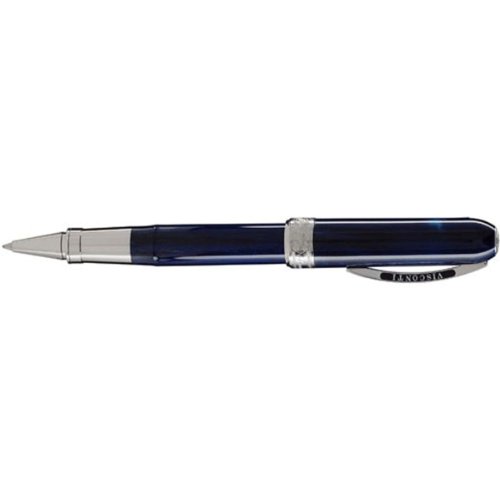 Visconti Rembrandt Eco Blue Silver Trim Rollerball Pen