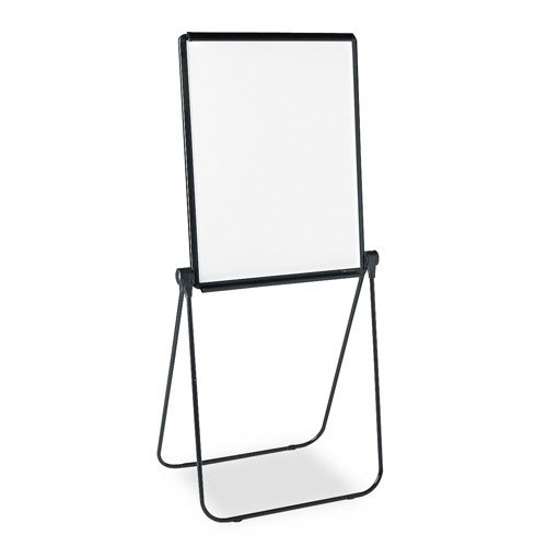 Ultima Economy Dry-Erase/Flip Chart Easel, Adjusts From 39-70, Black QRT101EL