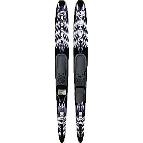 Kwik Tek AHS-1100 S-1100 Adult Combo Ski with Bindings, 67 Inch