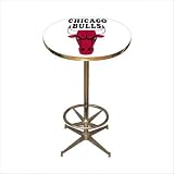 Imperial Chicago Bulls Licensed Pub Table