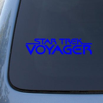  STAR TREK VOYAGER - Vinyl Car Decal Sticker #1675 | Vinyl Color: Blue
