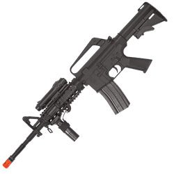 Spring M16 Assault Rifle FPS-200, Red Dot, Laser,
