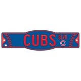 CHICAGO CUBS OFFICIAL 4"X17" STREET SIGN CHICAGO CUBS OFFICIAL 4"X17" STREET SIGN