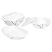 Corelle Coordinates 5-Piece Casserole Set, Simple Lines