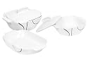 Corelle Coordinates 5-Piece Casserole Set, Simple Lines