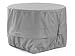 Covermates  Round Firepit Cover  48DIAMETER x 25H  Ultima Collection  7 YR Warranty  Year Around Protection- Grey