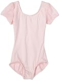 31uit3M2O1L. SL160  Capezio Girls 7 16 Puff Sleeve Leotard,Pink,L (12 14) Reviews