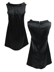 Cotton/Sateen Pleated Wrap  Dress