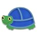 Melissa & Doug -Scootin Turtle Divided Plate