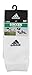 adidas Women's Metro III Soccer Sock (White/Black, Medium: Men's Shoe Size 5-8.5, Women's Shoe Size 5-9.5)