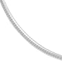 925 Sterling Silver Omega Chain (3 mm Thick, 16 inch)