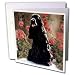 Dogs Cocker Spaniel - English Cocker Spaniel Black - Greeting Cards-12 Greeting Cards with envelopes