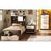Kids Bedroom Furniture Set, Twin Bed - Latte Collection