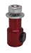 Advanced Engineering Quick Release ATV Flag Pole Holder Red Body/Black Button