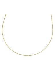 14k Gold Light Rope Chain Necklace