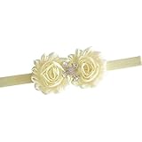 Christening Baptism Cross White Ivory Headband Baby Newborn Girl Goddaughter Granddaughter Gift