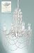 14 Dramatic Beaded Deep Drape Chandelier with 4 Arms
