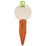 Plant Furniture 24-Ounce Fluted Watering Globe Set with Finial