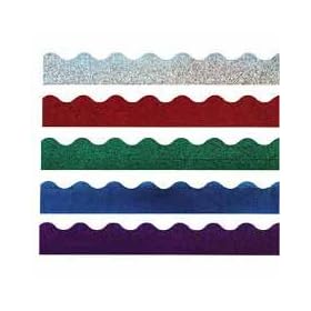 TREND T91414 - Terrific Trimmers Sparkle Border, 2 1/4 x 39 Panels, Purple, 10/Set-TEPT91414
