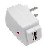 TRAVEL HOME CHARGER ADAPTER / WHITE FOR APPLE IPHONE, IPHONE 3G, IPOD VIDEO ....