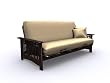 Rhodes Espresso Full Size Futon By Elite Furniture