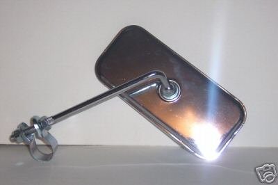 Chrome Rectangle Mirror All Chrome Bike Bicycle