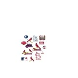 MLB St. Louis Cardinals Team Logo Assortment Fathead Jr. Wall Decal