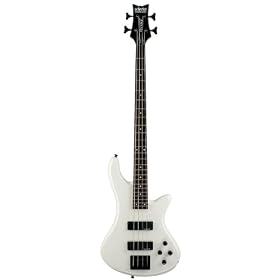 Schecter Stiletto Deluxe-4 Electric Bass Gloss White (WHT)