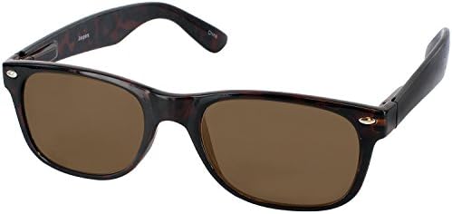 Rat Pack Reunion Progressive No Line Sun Reader Reading Glasses, Dark Tortoise, +1.50