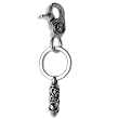 Keychain Sterling Silver Fashion Accessory 3.75 inches (krng264)