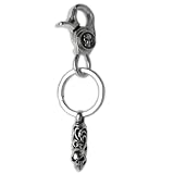 Keychain Sterling Silver Fashion Accessory 3.75 inches (krng264)