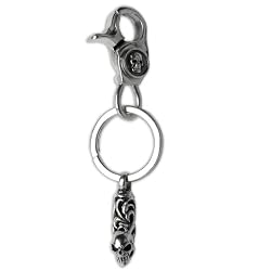 Keychain Sterling Silver Fashion Accessory 3.75 inches (krng264)