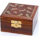 Rich Medium Brown >Sesam Wood 4 L x 4 W x 2.25 H