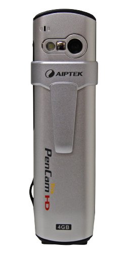 Aiptek PenCam Trio HD 4 GB Camcorder Value Pack (Silver)