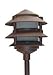 Best Pro Lighting Low Voltage Landscape 3 Tier Pagoda Light (Rust)