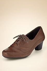 Footglove Original Leather Mid Heel Lace Up Shoes