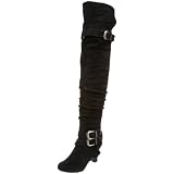 Naughty Monkey Women's Story Teller Boot,Black,7.5 M US