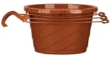 Akro-Mils HSO12004E24 Euro Swirl Hanging Basket, Clay, 12-Inch