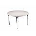 Lifetime 22968 46-Inch Round Commercial Folding Table, Almond Tabletop with Bronze Frame