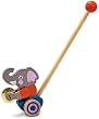 Clapping Elephant Push Toy