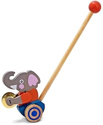 Clapping Elephant Push Toy