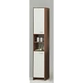 Badm�bel Hochschrank Badschrank Zwetschge/wei� Madrid