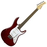 Fullerton FST-001SR Electric Guitar - Transparent Red