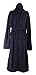 WORW Big Boys Solid Robes Bathrobe Robes (Blue, X-large)