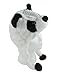 Panda Hat with Poms